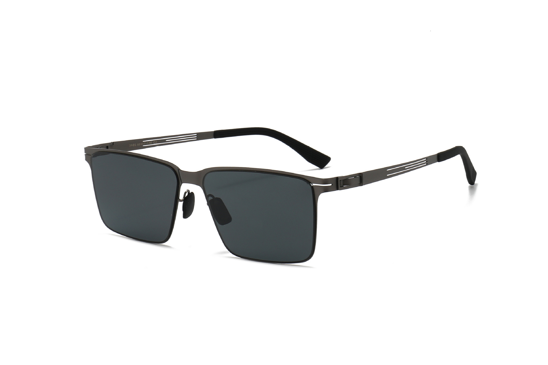2026 New Fashion Square Frame Nylon Polarized Sunglasses Versatile and Simple Sun Protection Eyewear for Men,