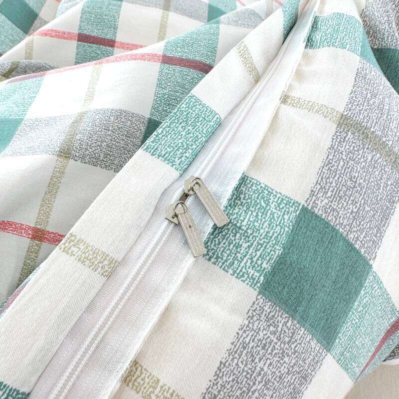 1pc 100% Pure Cotton Duvet Queen/King Size Striped Quilt Double housse de couette Single Bed Cover for Kids H260312