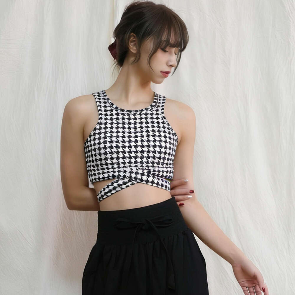 Vintage Outfit for Pregnant Women Designer with Chest Pad, New Chinese Style Gorgeous Yoga Top Set