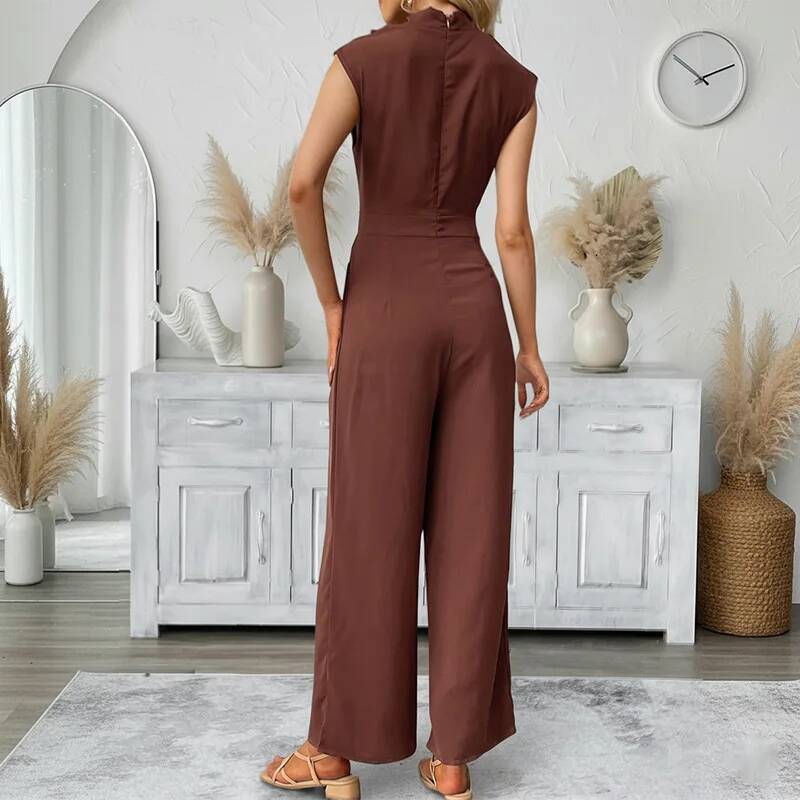 Solid Color Casual Slim for Woman 2026 Summer Elegant Overalls Women's Jumpsuits And Rompers Bodysuit Female Clothes