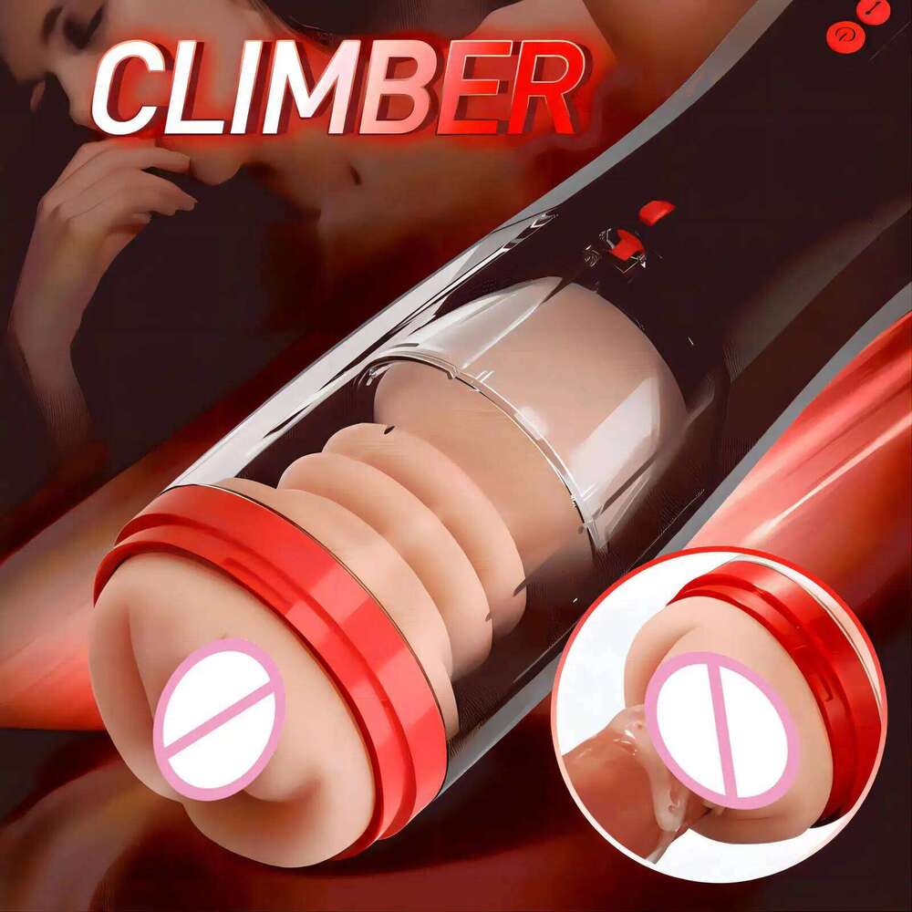 Automatic Telescope Male Masturbation Machine Realistic Vaginal Sucking Vibrator Sex Toy for Men Z260312