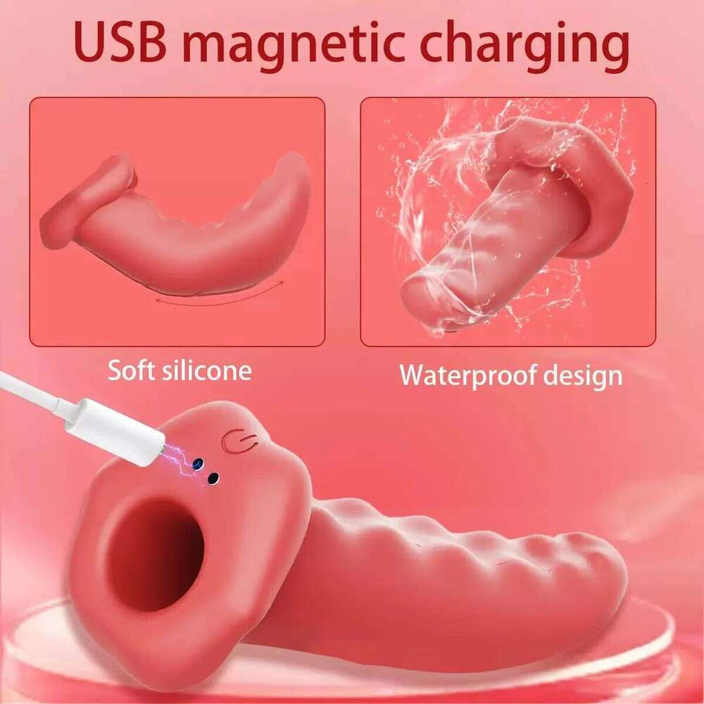 Tongue Dildo Vibrator For Women Powerful G-Spot Stimulator Wearable Strap On Harness Realistic Anal Dildos Sex Toys 18+ Z260311