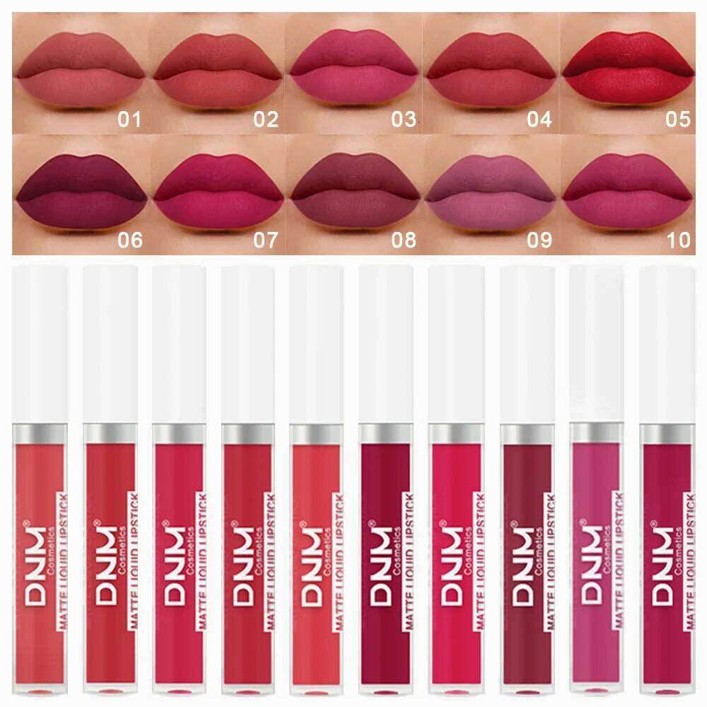 18 Colors Matte Velvet Glaze Long-Lasting Not Easy To Fade Lip Gloss Lipstick Waterproof Makeup Cosmetic Tool W260311