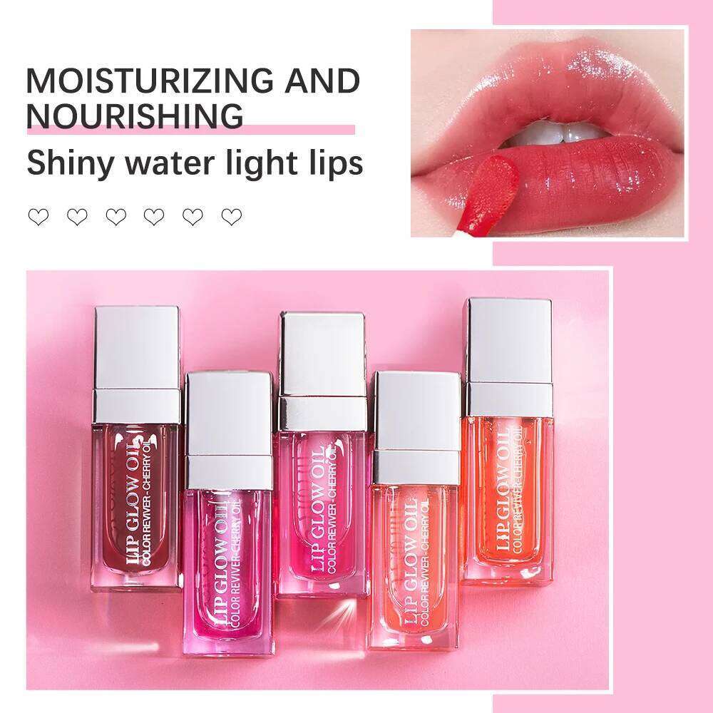 Crystal Jelly 6ml Moisturizing Plumping Gloss Makeup Sexy Plump Lip Glow Oil Tinted Lips Plumper Care Cosmetics W260311