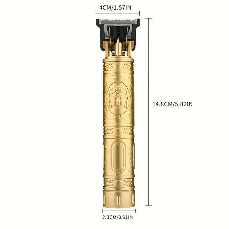 Vintage Clipper for Men USB Fast Charging Beard Trimmer T9 Haircut Machine Hair Cutting Clippers Kit with LCD Display C260312