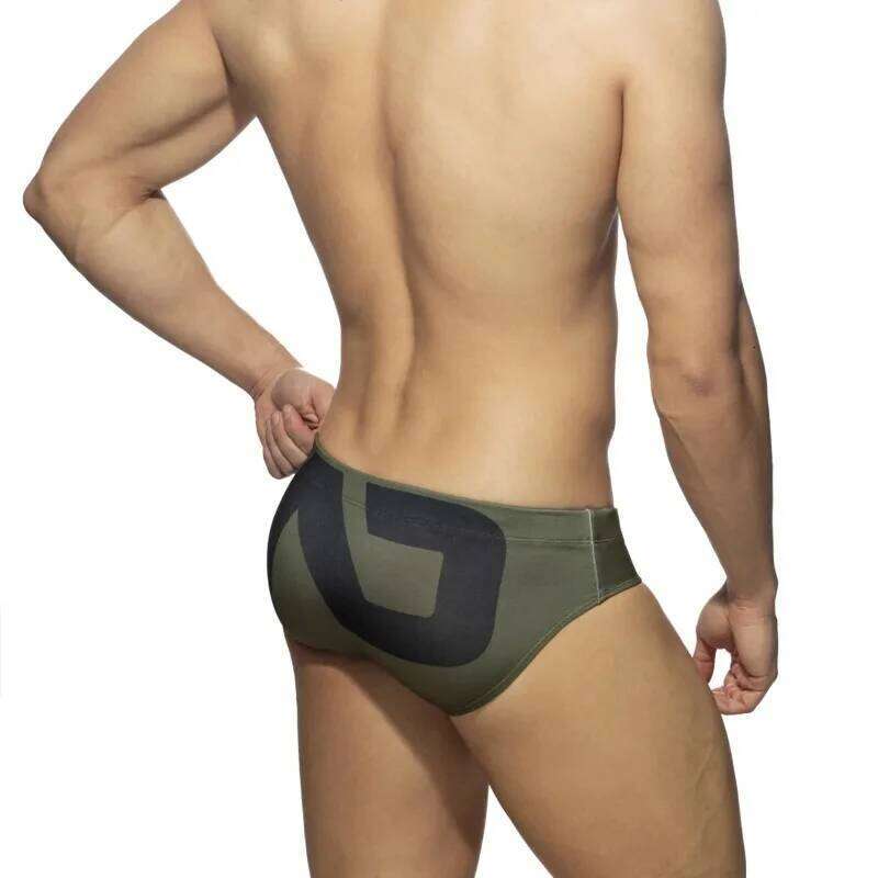 2025 new fashion men's briefs swimsuit printed shorts beach vacation ADS045 Z260312
