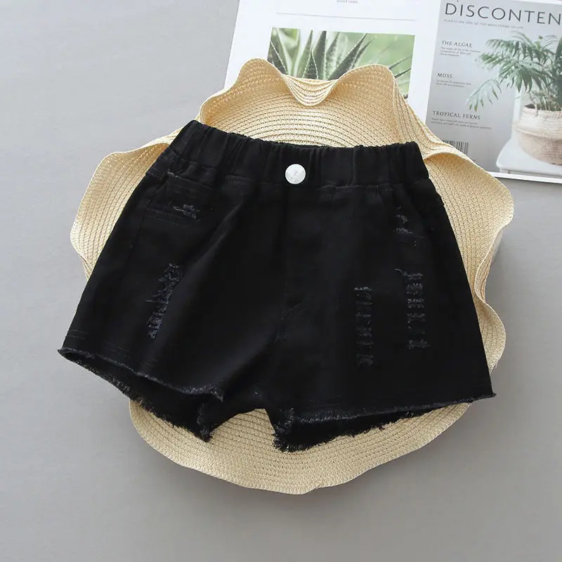 Children Summer Shorts Girls Denim Fashion Girl Short Blue Jeans Pants Teenage Clothes 8 10 12 14 Y 260311