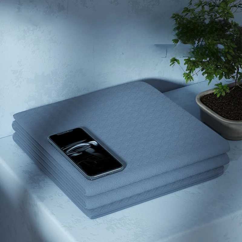 Foldable Yoga Mat Portable Thickened Fitness Mat For Pilates And Floor Exercises Double-sided Non-slip Nap Mat M260312