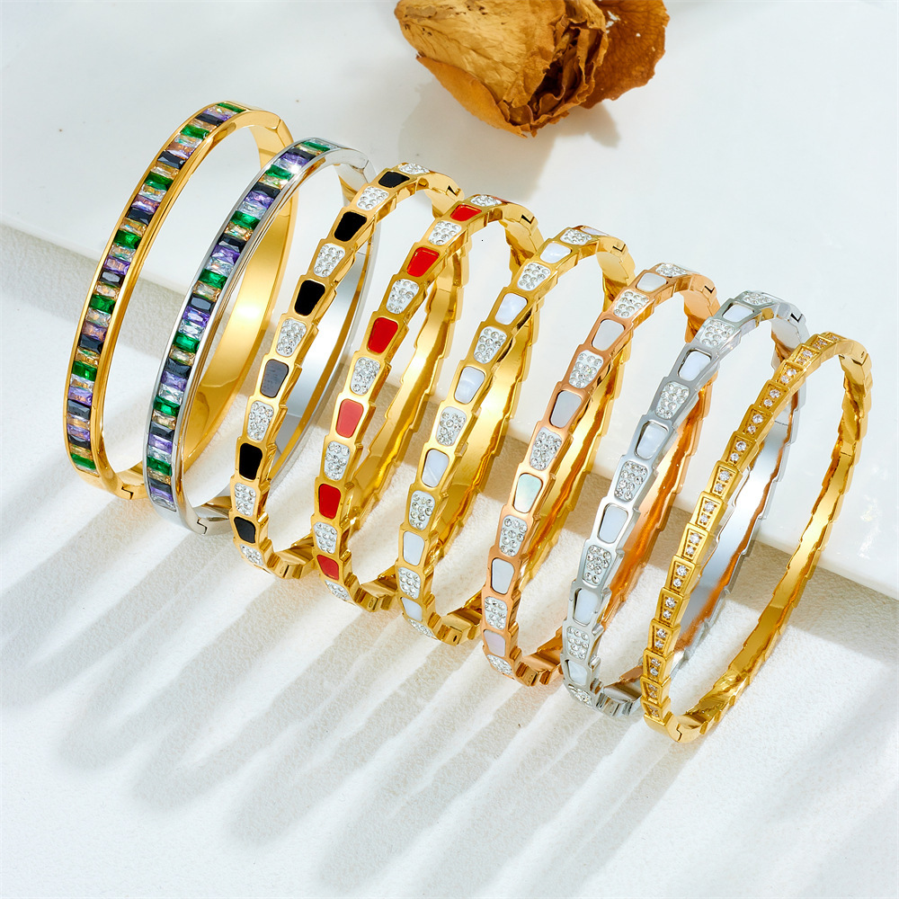 Luxury Brand Designer Jewelry For Women Korean-style Snake Bone Clasp Bracelet Bracelet High-end Bestseller Ins-style Niche Design Elegant Light Luxur