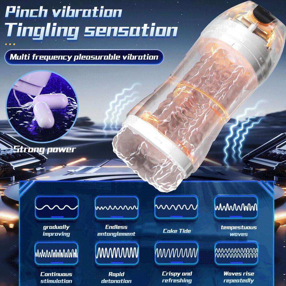 Male Masturbator Cup Automatic Blowjob Suking Machine Real Vagina Pocket Pussy Penis Oral Masturbatio Sex Toys For Men Z260312