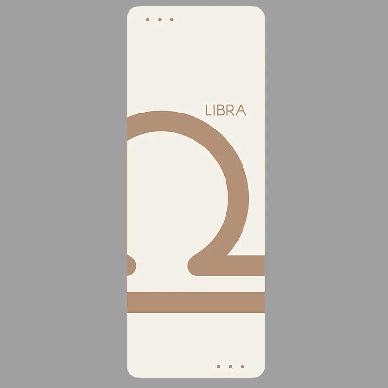 12 constellation color printing PU rubber non-slip yoga mat simple home thickened fitness jumping yoga mat M260312