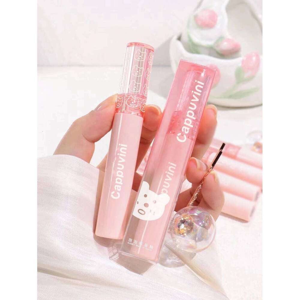 Cherry Pink Waterproof Mirror Finish Water Gloss Nude Brown Clear Tint Glass Lip Oil Liquid Makeup for Luminous Look W260311