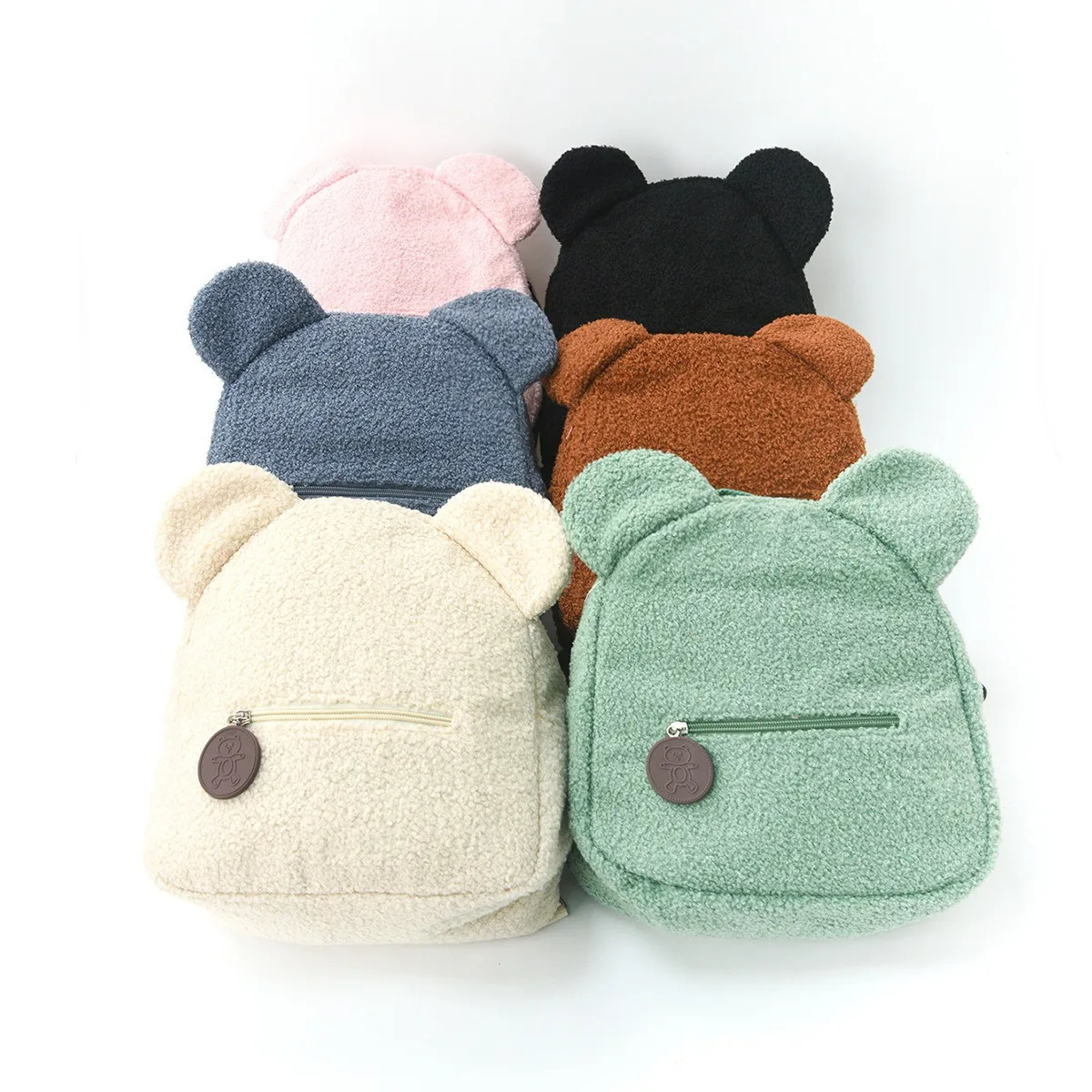 Foreign trade plush backpack fashion casual ears bear cartoon childrens 260311