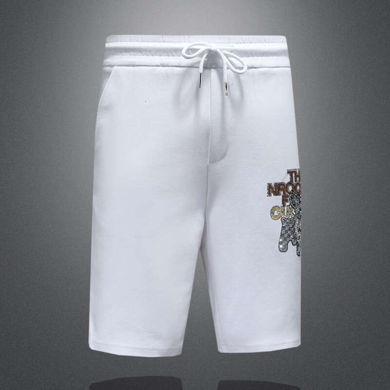 Unlock Summer Comfort Outfits! Men's Lace-Up Casual Shorts Five-Point Mid-Length Pants Directly From Manufacturer With Embroidery Luanyun