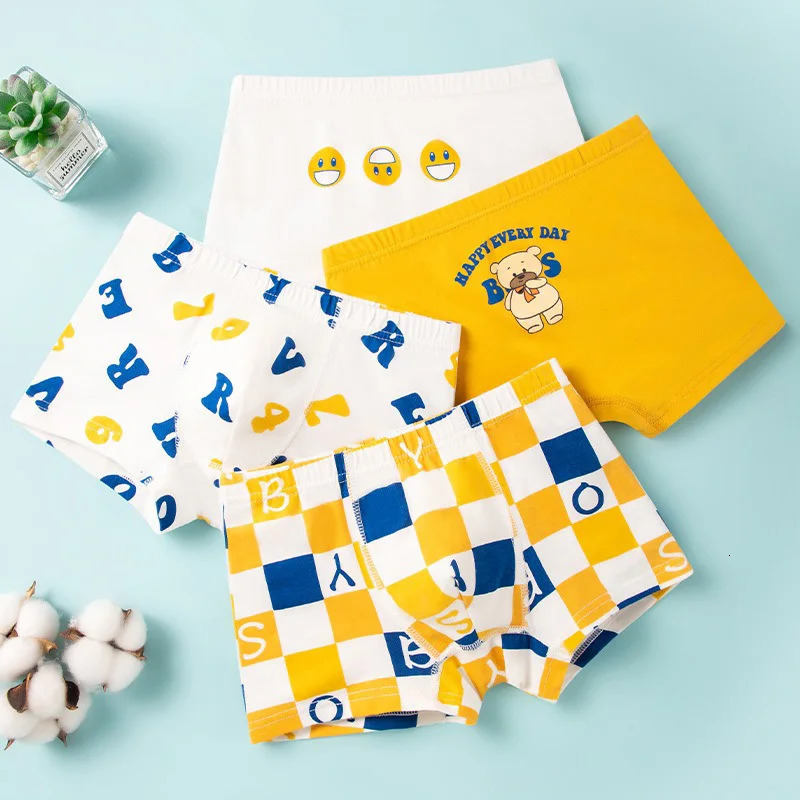 48 Pieces Boys Cotton Boxer Briefs Truck Car Graphic Print Kids Shorts Breathable Comfortable Washable Children Underwear 260311