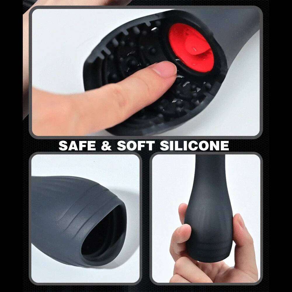 Male Tongue Licking Glans Vibrator Penis Masturbator Blowjob Orgasm Masturbation Massager Endurance Trainning Sex Toys for Men Z260312