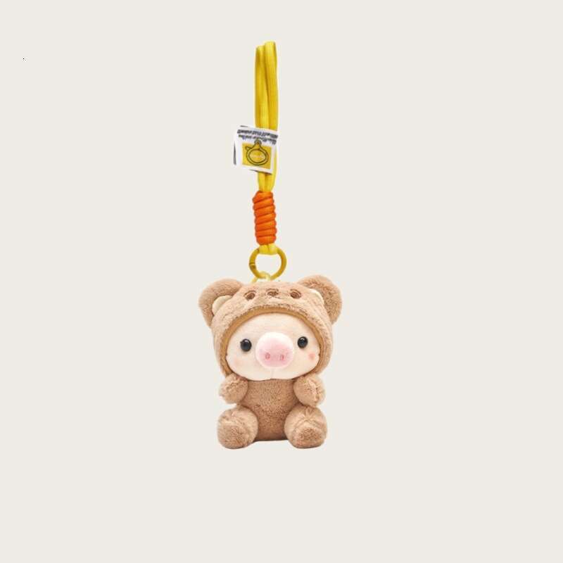 Bag Pendant Girl Doll Small Toy Backpack Decoration Cute Transformed Pig Plush Keychain Cartoon Couple