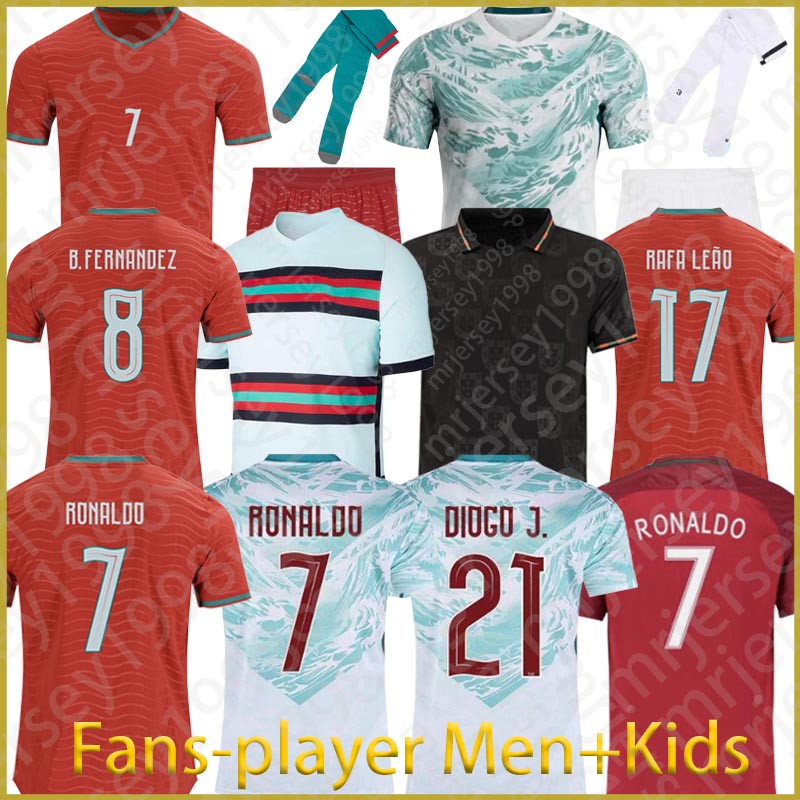 2026 Portuguesa soccer jersey Ronaldo B.Fernandes JOAO FELIX Vitinha 26 27 maillot portugal Retro football shirt home away Player Men Women Football Shirt Kids kit