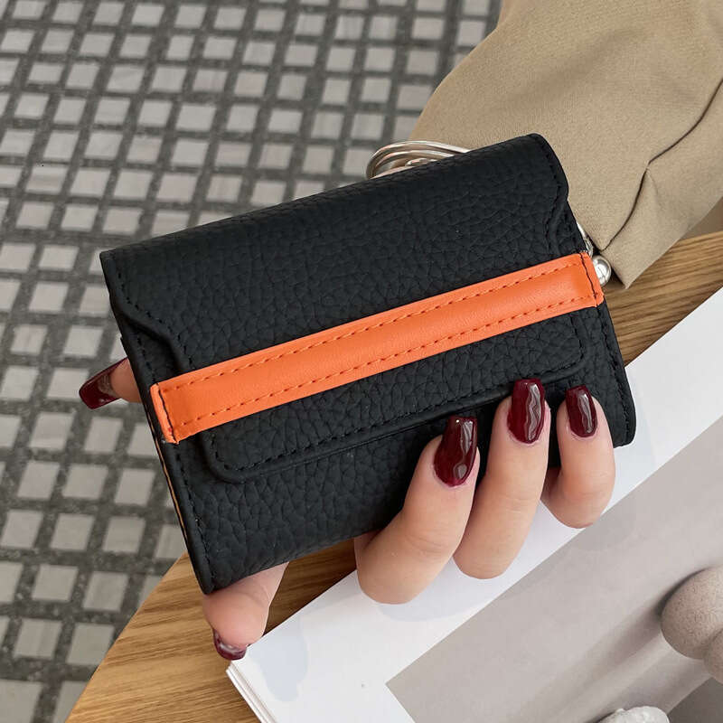 Luxury fashion wallet Women S New Trendy Simple Fashion Wallet Japanese And Korean Accordion Style Short Wallet With Multiple Card Slots For Women