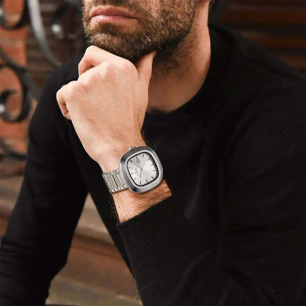 KETTA New Fashion Leisure Watches For Man Luminous Calendar Function Square Dial Waterproof Men's Quartz Watch reloj hombre