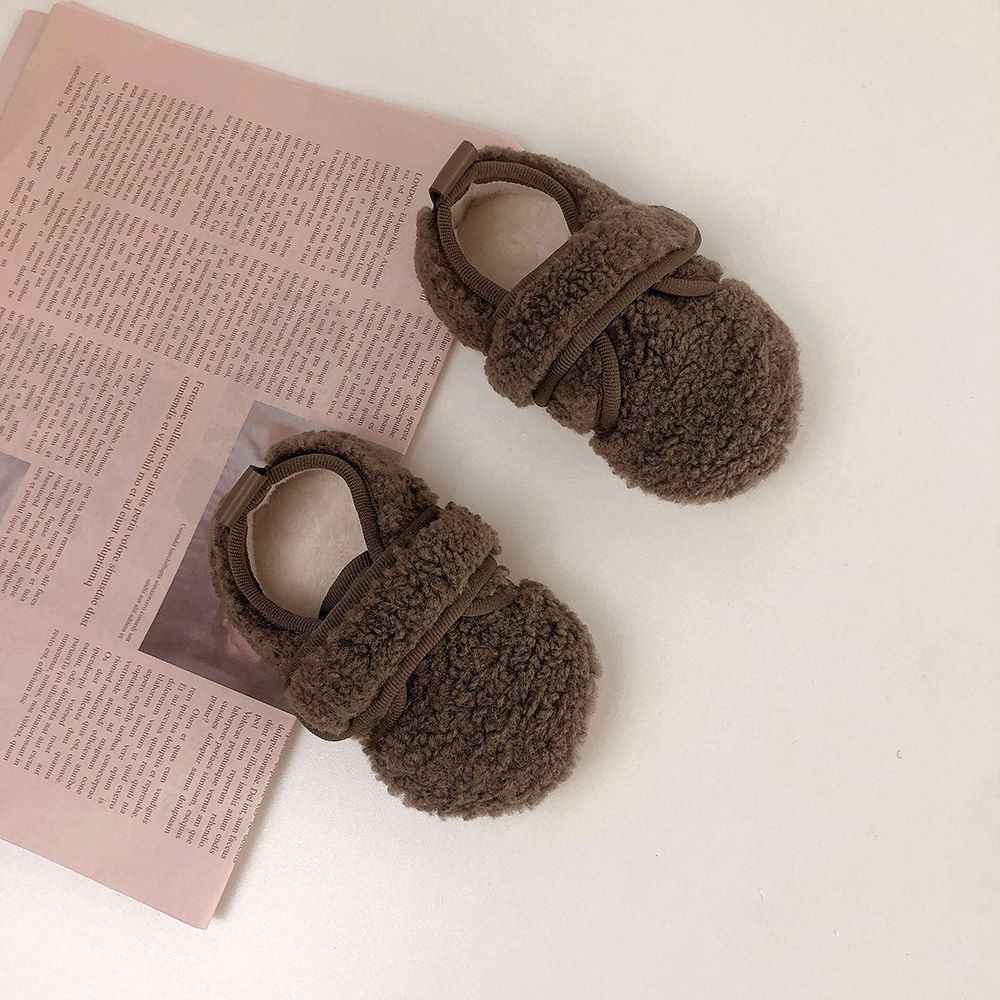 Infant Boots Infant Shoes Warm Plush Baby Winter Shoes Soft Soled Non Slip Walkfashion Newborn First Walking Shoes Sizes 0-18 Months W01001