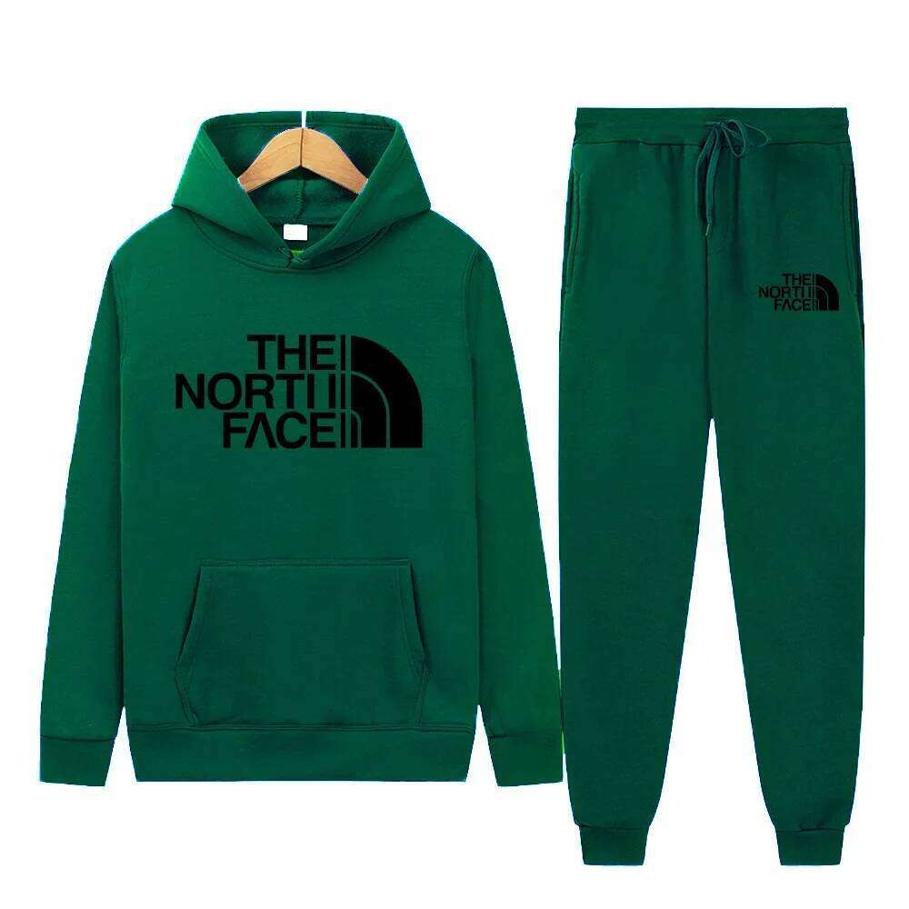 New Autumn Winter Men Women Tracksuit Hoodies + Pants 2Pcs Sets Suit Fashion Trend Hip Hop Y2K Clothing Sportswear Sweatshirts C260312