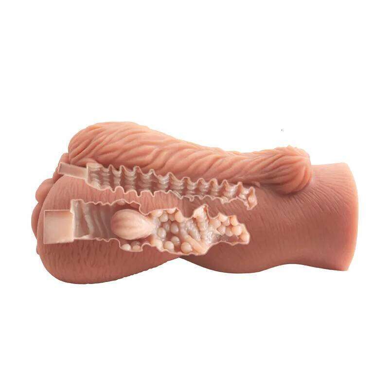 Male Masturbator Soft Pussy Toys Vagina Adult Endurance Exercise Pocket Cup for Men Sex Products Vacuum Z260311