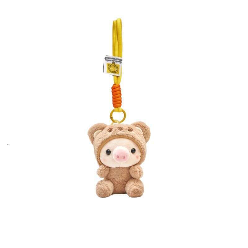 Bag Pendant Girl Doll Small Toy Backpack Decoration Cute Transformed Pig Plush Keychain Cartoon Couple