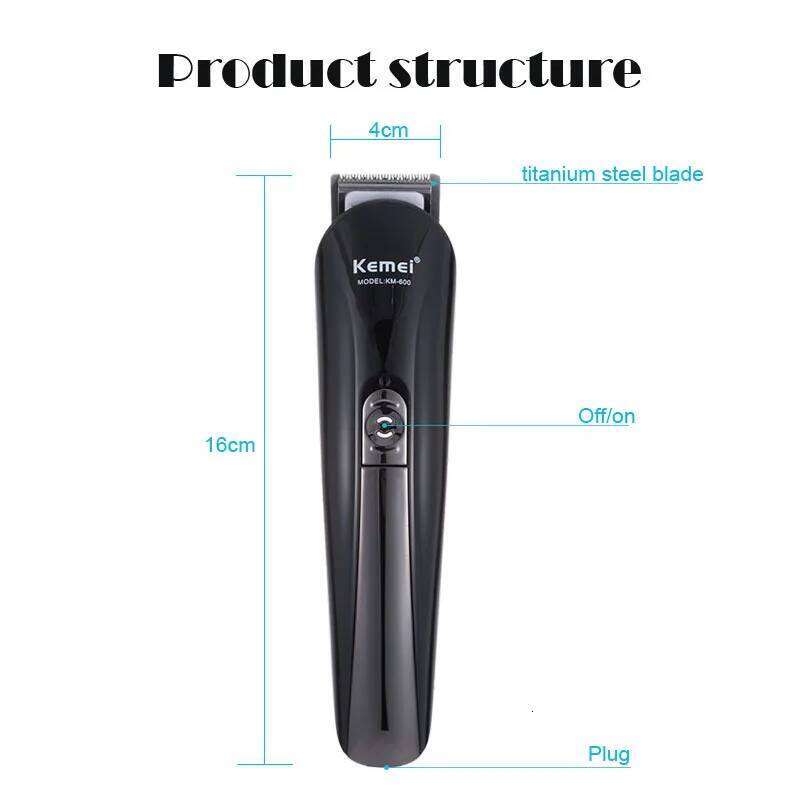 Kemei Barber Hair Electric Clipper Razor Shaver Beard Men Shaving Machine Cutting Nose Trimmer C260312