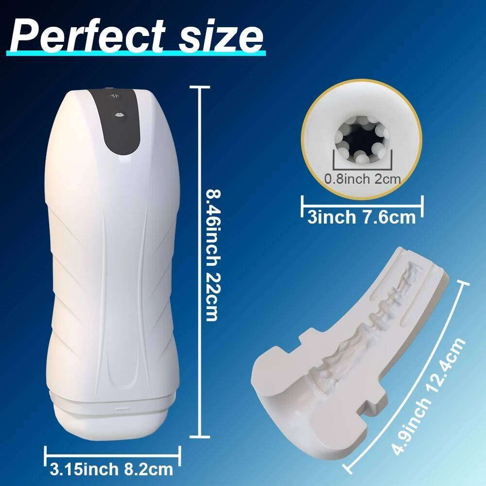 Automatic Male Sucking Mastubator Vibration Blowjob Machine Masturbation Cup Sex Toys Adult Goods for Men Masturbate Supplies Z260312