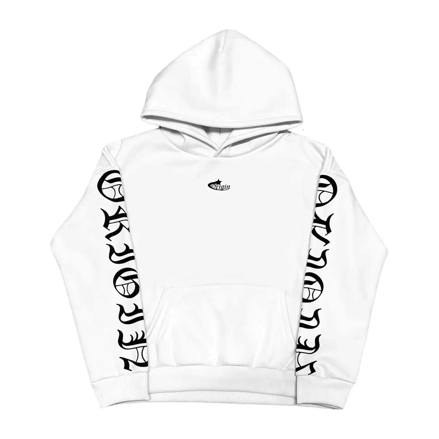 American hooded pullover trousers personality letter printing men and women sweatshirts street fashion hip-hop style suit 260311
