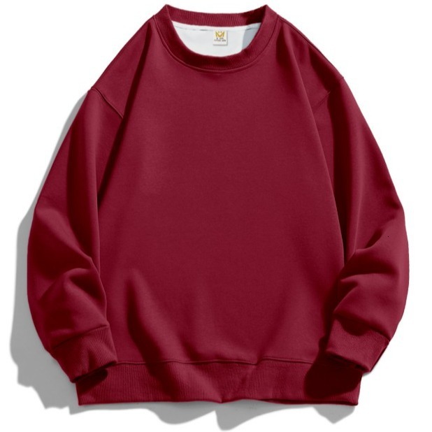 New Autumn Sweatshirts For Men And Women Retro Fashion Designer Hoodie Solid Color Round Neck Long-sleeve Tops Men's Youth Base Shirts