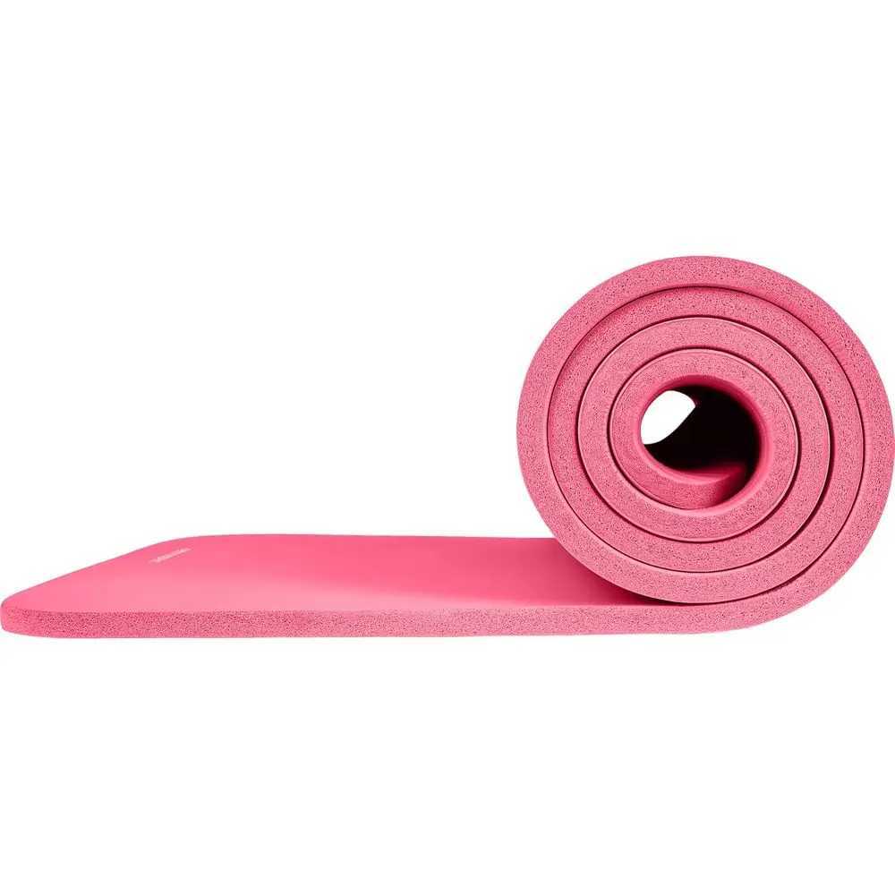 Half-Inch Thick Yoga Mat with Nylon Strap for Men and Women - Anti-Slip Mat for Yoga Pilates Stretching and Fitness Workouts M260312