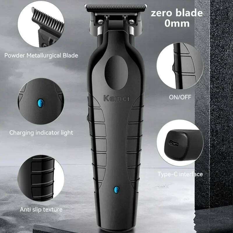 KM-2299 USB Fast Charging Clippers Barber Machine 1200MA Rechargeable Cordless Trimmer Kemei Electric Hair Clipper C260312