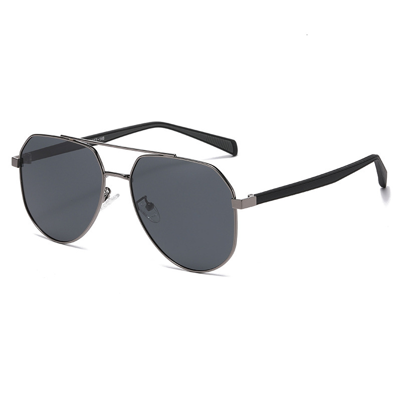 2026 New Fashion Square Polarized Sunglasses for Men, Double-Beam Outdoor Driving Sun Protection Glasses, Men's