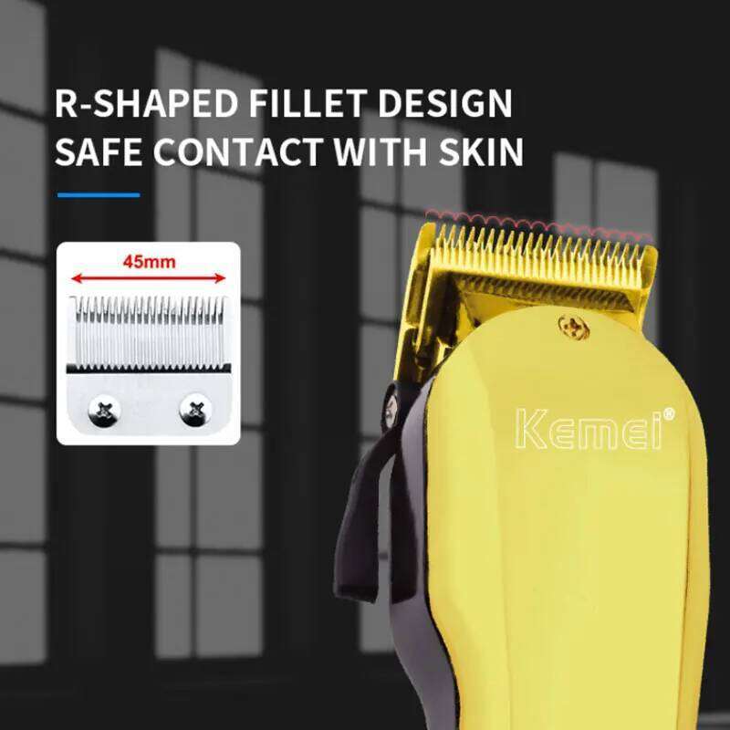 Kemei Adjustable Clipper Professional Corded 220-240V Hair Trimmer For Men 12W Powerful Haircut Machine Tapering C260312