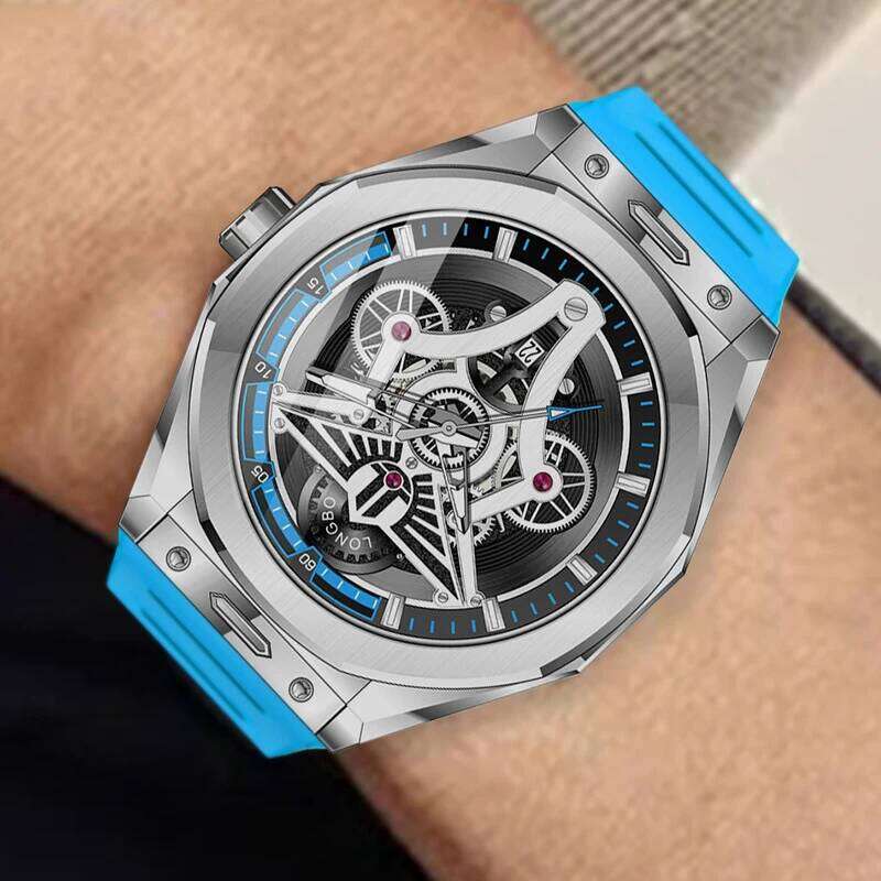 New Fashionable Trendy Watche Luminous Calendar Function Silicone Strap Waterproof Men's Quartz Watch relojes para hombres