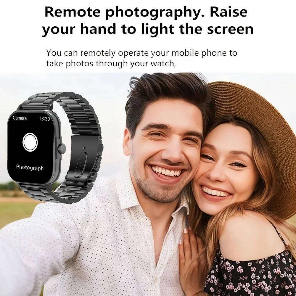 LAXASFIT 2026 Smartwatch Rotary Button Smart Wristwatch Bluetooth Calling Watch Men Women Fitness Activity Tracker Holiday Gift