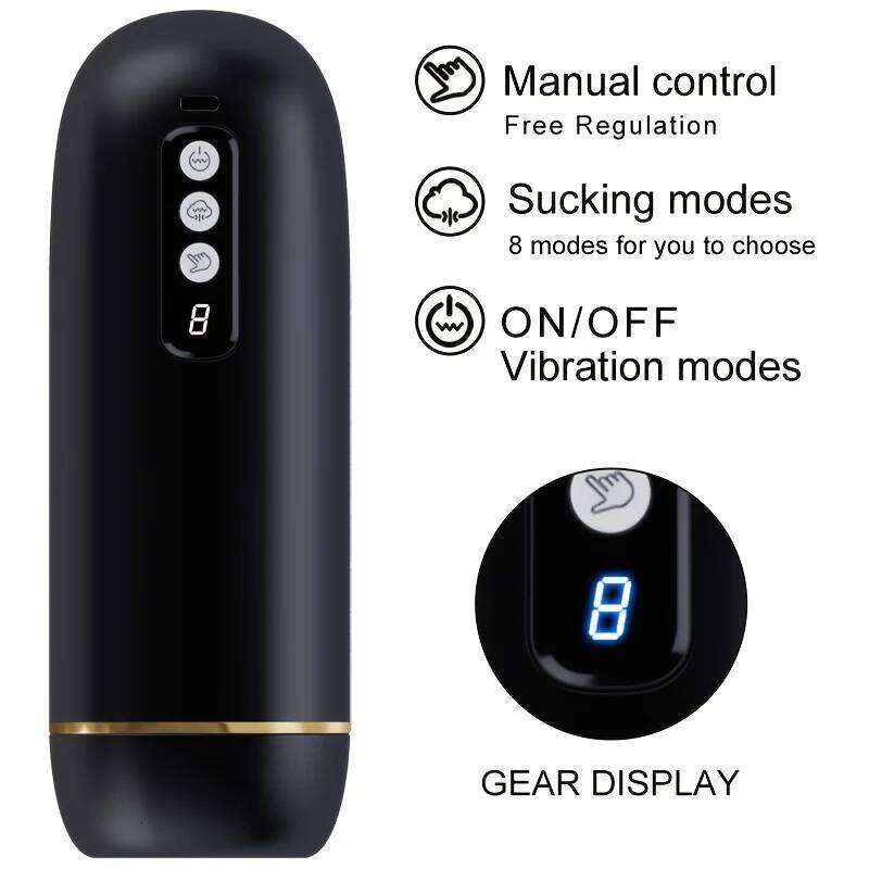 Blowjob Male Automatic Sucking Masturbator Penis Pump Vibration Tool Telescopic Maturbation Cup Real Oral Vagina Sex Toy for Men Z260312