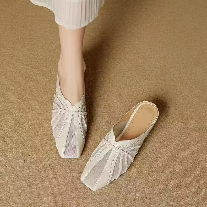 STAOXINDIKE the Beach Mid Kitten Heel Suede Red Blue Toe Closed Evening Narrow Luxury Heeled Shoes Pumps