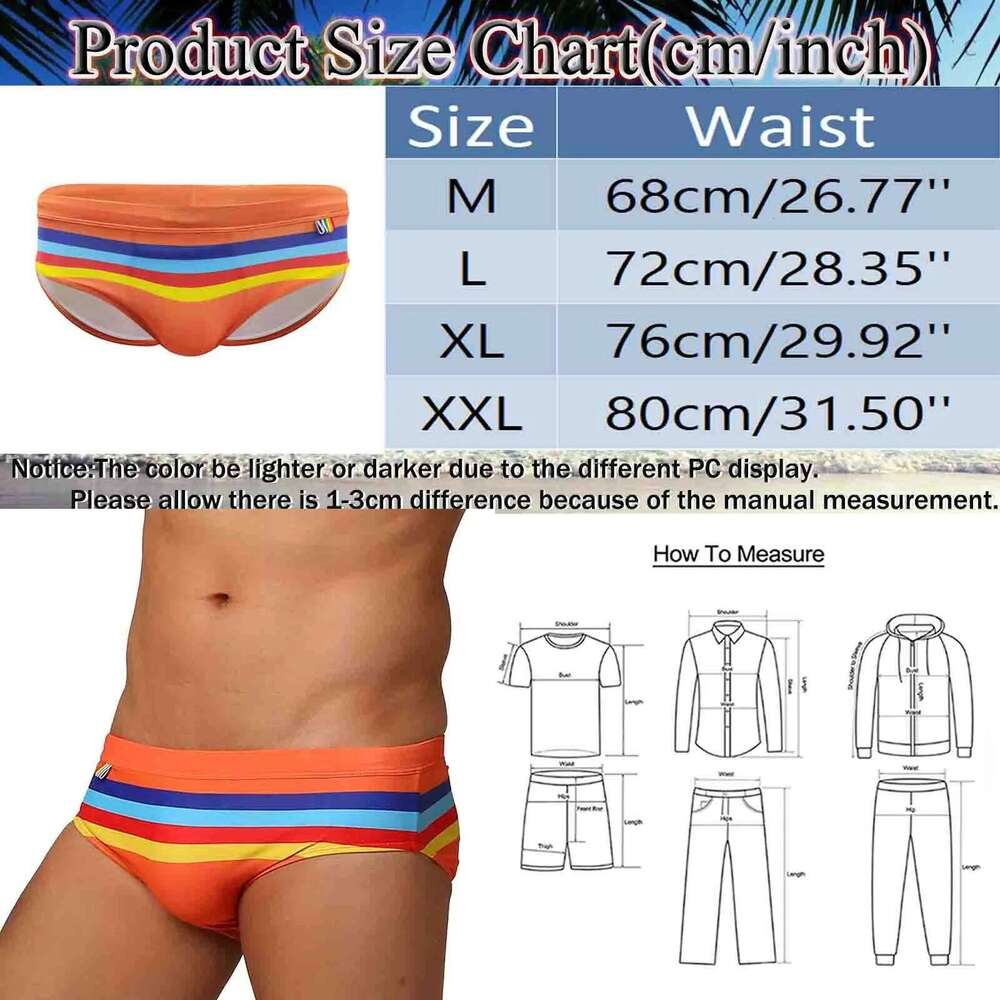 Swim Boxer Briefs Cool Sports Print Fit Beach Triangle Fashion Sexy Trunks Men Swimming Shorts Z260312