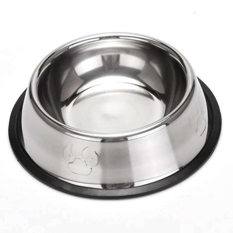 1PC Stainless Steel Cat Dog Multi-Specification Anti-fall Food Bowl Feeding Pet Supplies 26Y0312