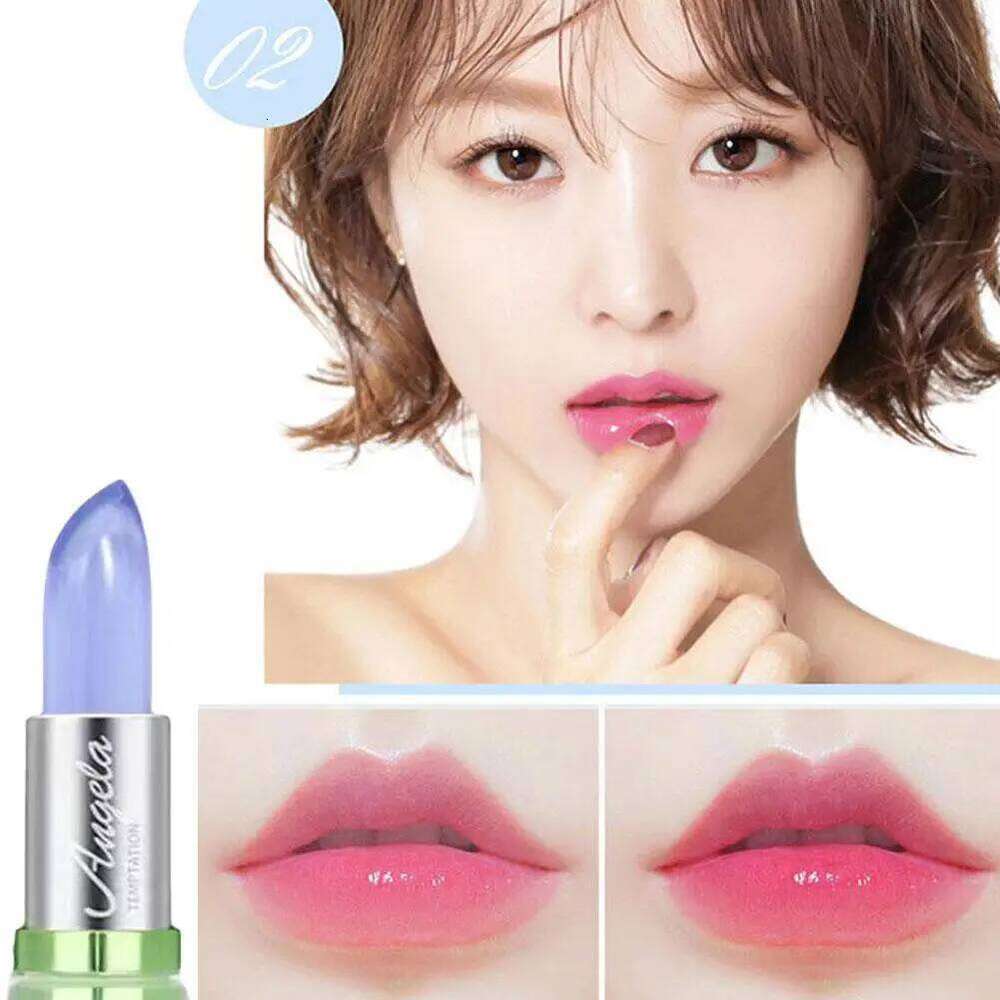 Women Crystal Jelly Magic Lipstick Moisturizing Temperature Color Changing Gloss Nourishing Lip Balm W260311