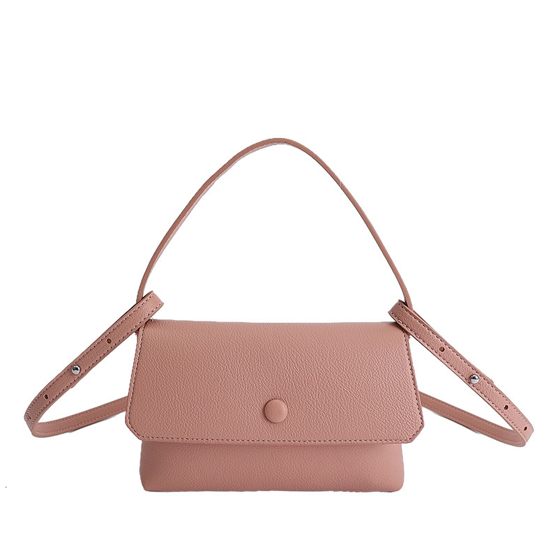Spring luxury handbag, high-end minimalist design, mobile phone bag, fashionable button envelope, crossbody bag, shoulder bag, crossbody bag