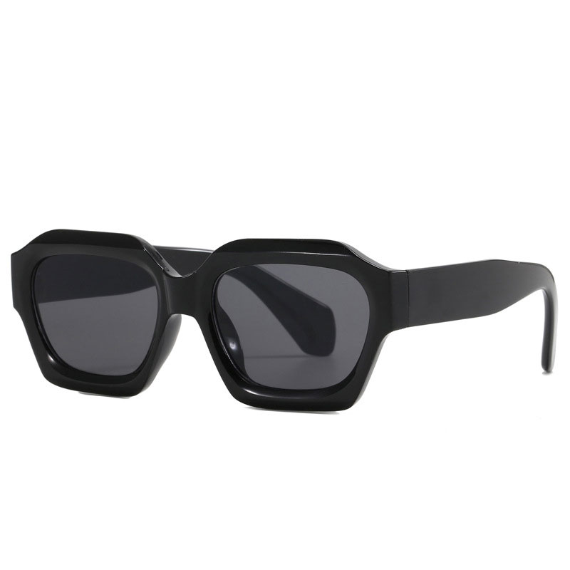 Minimalist polygonal sunglasses, new niche European and American sunglasses, fashionable and personalized street photography beach sunglasses