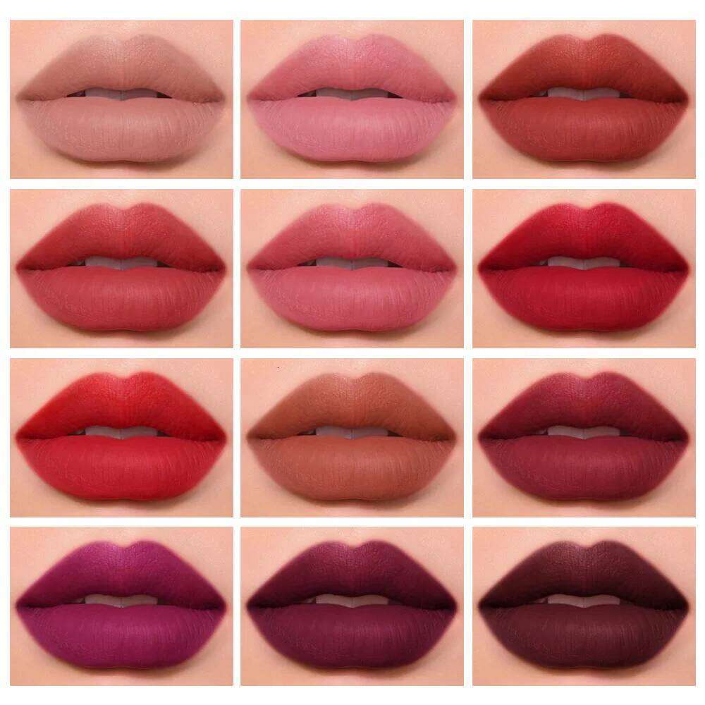New Squeeze Into Lazy Lip-shaped Lipstick Moisturizing Matte Lip Makeup Tint Waterproof Nonstick Cup Lipgloss Korean W260311