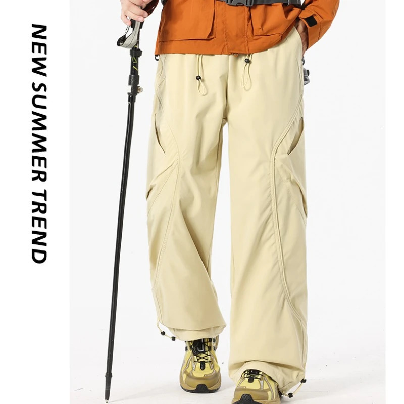 Autumn Arrival Unisex Straight - Leg Workwear Leisure Pants with Water - Repellent Hiking n 260310