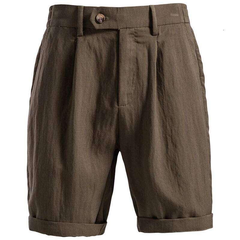 New Casual Elastic Slim Mens Daily Leisure Breathable Bottoms Men 2026 Spring Summer Stylish Solid Color Shorts