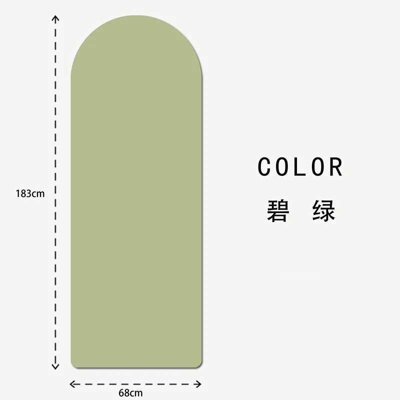 Semicircular pu natural rubber yoga mat non-slip grip fitness yoga studio can customize M260312