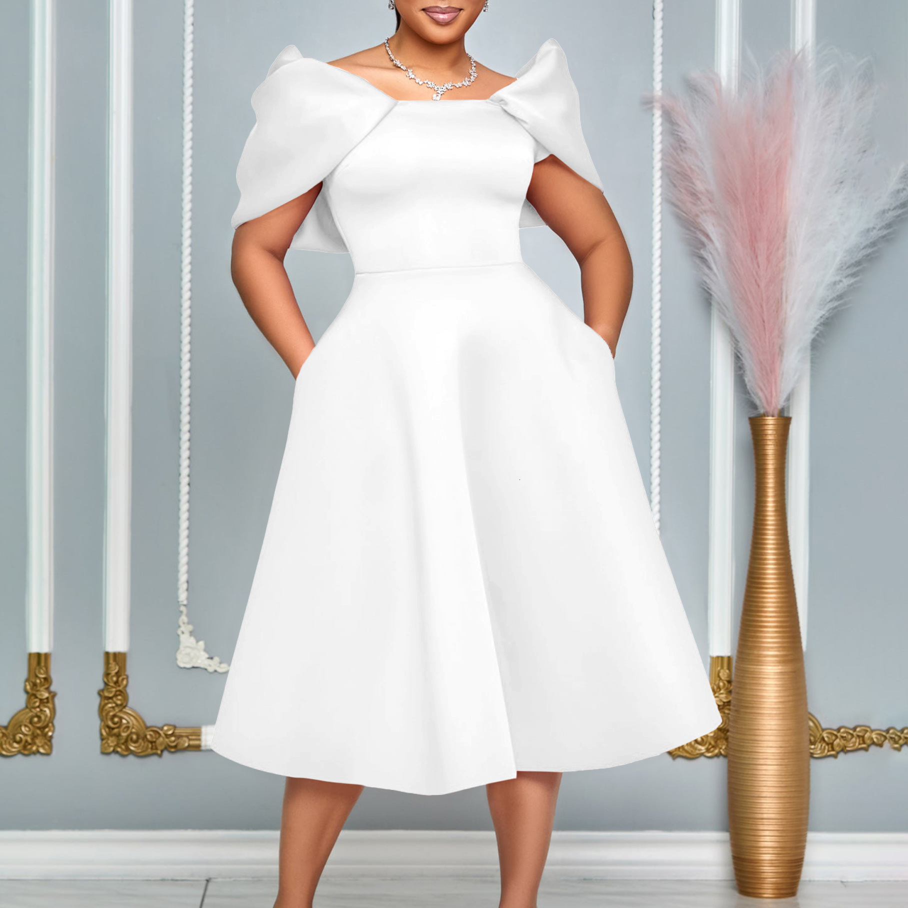 D492 Womens New Fashion Elegant Sexy Party Dress